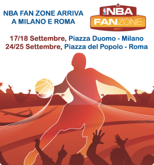 Nba Fan Zone a Milano e Roma