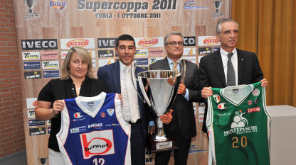 Presentata oggi la finale di Supercoppa Italiana: sabato a Forlì la finalissima Siena-Cantù