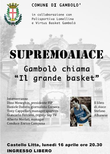 Grande basket a Gambolò il 16 aprile 2012 c’è Dino Meneghin