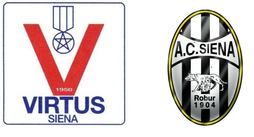 Il tifo del Siena Calcio per la salvezza Virtus