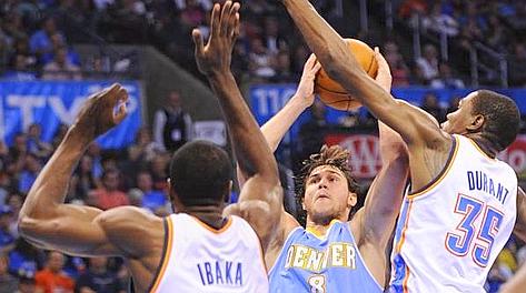 Nba, Gallinari vince nella tana di Durant e Westbrook!