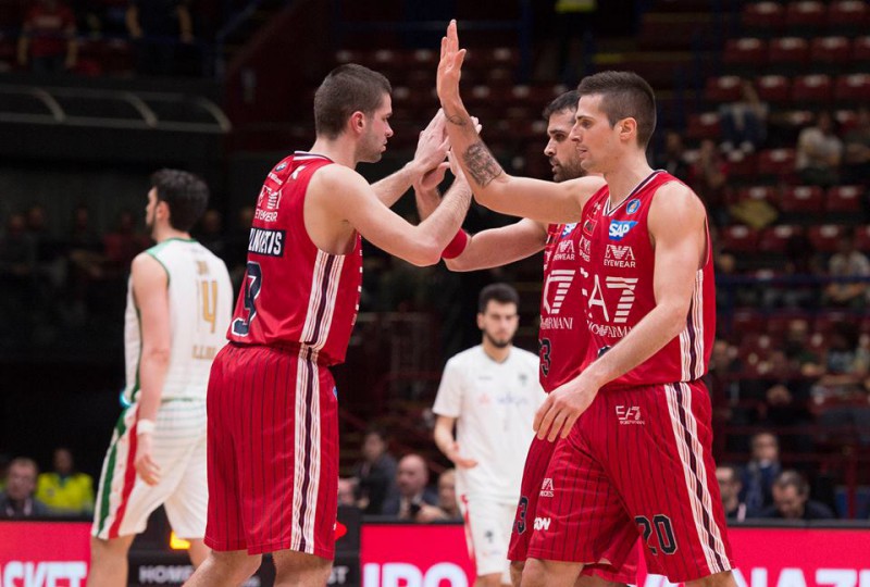 Basket: Milano vince anche senza i big, Varese cade a Pistoia